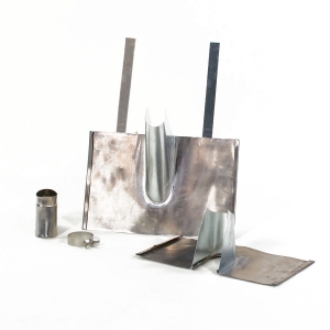 Antennenabdichtung mit Zinkstutzen -zweiteilig-